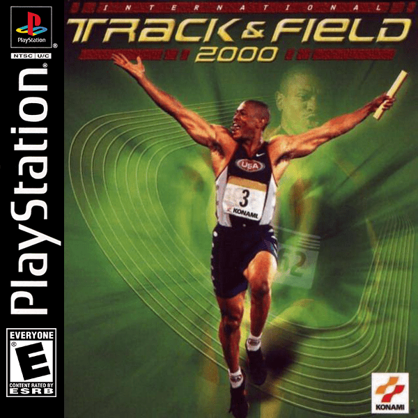 International Track and Field 2000 box art for Playstation